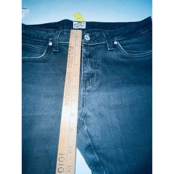 Naked Famous Jeans Mens Skinny Super Guy Black Power Stretch 34x28 Fits 32x28.5 - Picture 8 of 14